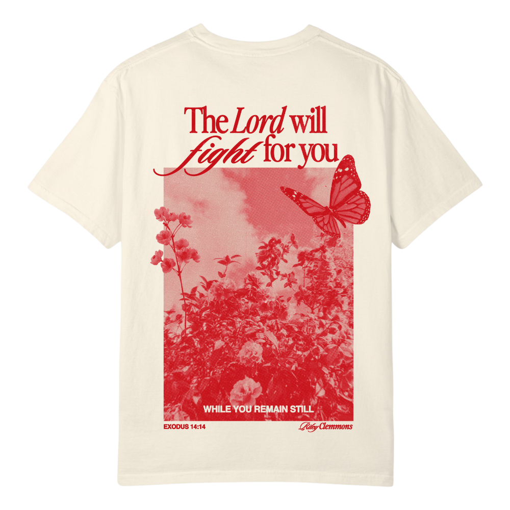 FOUGHT FOR BUTTERFLY T-SHIRT